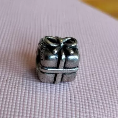 Pandora Silver Gift Present Ribbon Bow Charm #790300 Authentic Ale 925 • $19.99