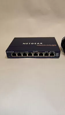 NETGEAR ProSafe GS108 V4 8-Port Gigabit Desktop Ethernet Switch • $19.99