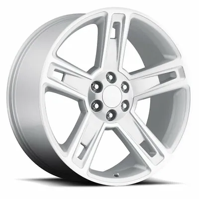 FACTORY REPRODUCTIONS FR 34 Chevy Slvrado 22X9 6X139.7 ET24 Slvr Mach (Qty Of 1) • $240