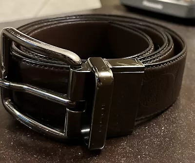 Men’s Coach Signature Cut To Size Reversible Belt Brown • $45