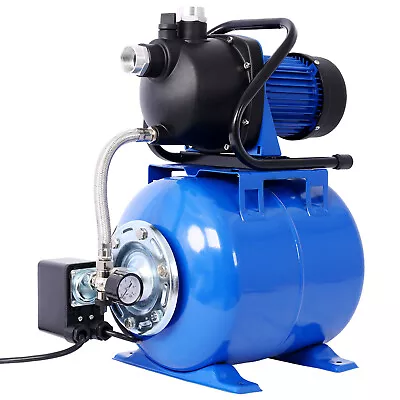 1.6HP Shallow Well Pump With Pressure Tank Automatic Water Booster For Home • $165.99