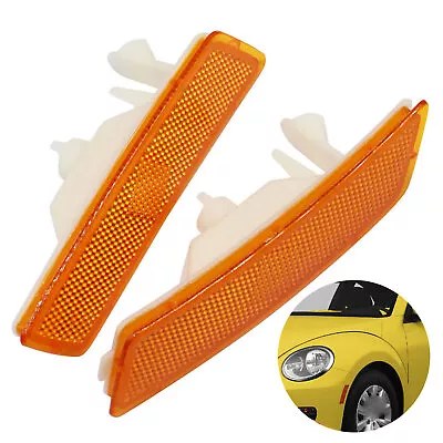 Amber Lens Front Bumper Side Marker Light For VW Beetle 2012-19 Tiguan 18-21 USA • $23.48