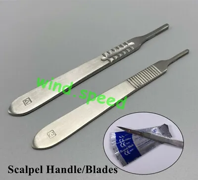 Scalpel Blades Carbon Steel Surgical Handle Blade Medical Dental ENT Instruments • $135.99