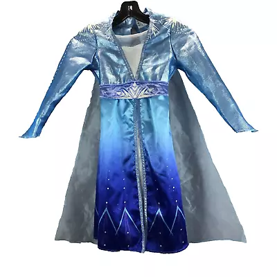 Disney Frozen 2 Elsa Adventure Costume Dress Halloween Pretend Play Size 4-6X • $9.88