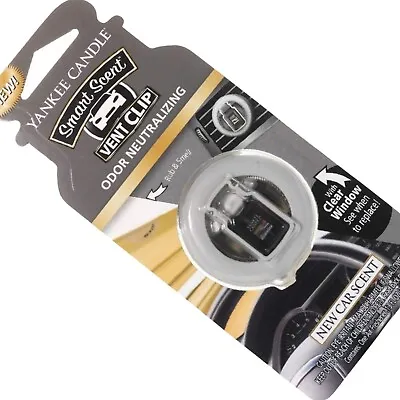 Yankee Candle Smart Scent Vent Clip Car Air Freshener New Car Scent • £7