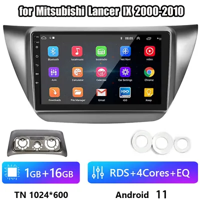 9  Android 11 2Din Head Unit Car Radio Stereo For MITSUBISHI LANCER IX 06-2010 • $109.99