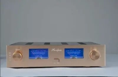 AV Meter AMP Case Enclosure / Box / Gold Panel / Amplifier Chassis /Merge Amplif • $160.18