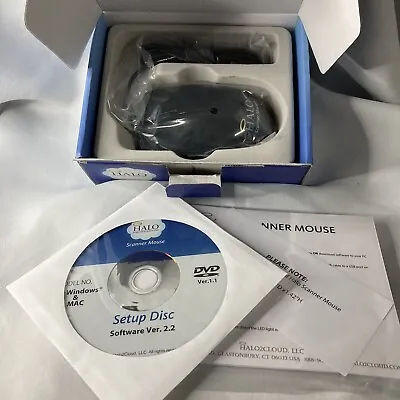 Halo Black Mouse Scanner In Original Box With Software & Manual • $10