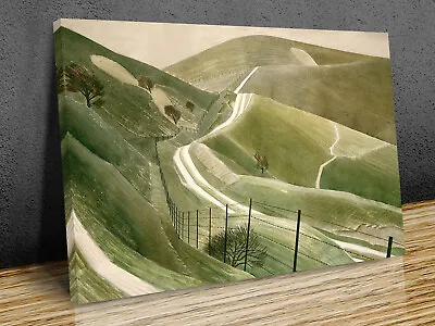 £12 • Buy Eric Ravilious Chalk Paths Canvas Print Art Wall Framed Or Print Only
