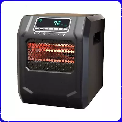 Lifesmart 4 Element 1500W Portable Electric Infrared Quartz Space Heater Indoor • $74.99