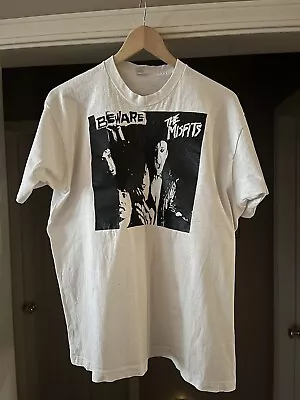 Vintage Beware The Misfits Shirt Original Print XL Very Rare Glenn Danzig 80s 90 • $600