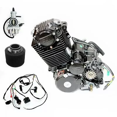 Shineray 250cc 5 Gears Manual Engine Motor + Wiring Kit + Carb PIT DIRT BIKE • $839.99