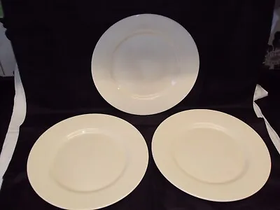 Set Of 3 X 12  Large Dinner Plates Fairmont & Main Country Creamware • £25