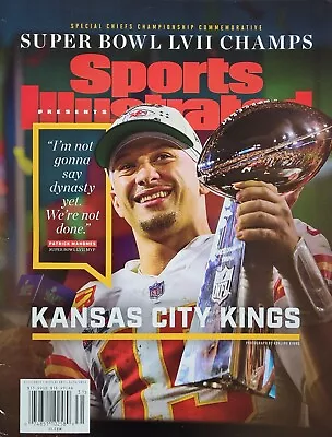 PATRICK MAHOMES KANSAS CITY CHIEFS SUPER BOWL  2023 SPORTS ILLUSTRATED Magazine • $16