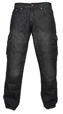 Mens Motorbike Jeans Motorcycle Cargo Pants  Protective Lining With Kevlar Armor • $53