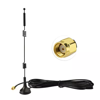 4pcs Bingfu Dual Band 2.4GHz 5.8GHz WiFi 9dBi Magnetic Base RP-SMA Male Antenna  • $22.99