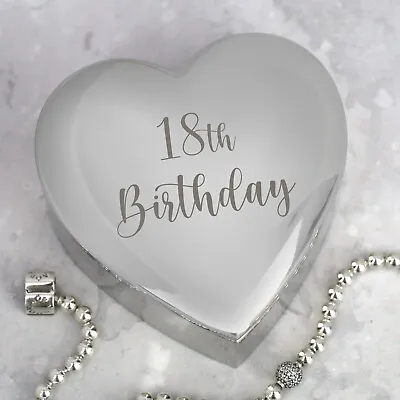 18th Birthday Trinket Gifts Ideas For Her Engraved Jewellery Box Presents Girls • £12.99