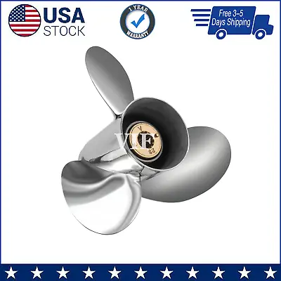 10.25 X16 48-16986 Vengeance Stainless Boat Propeller For Mercury 40-60HP 13spl • $232.50