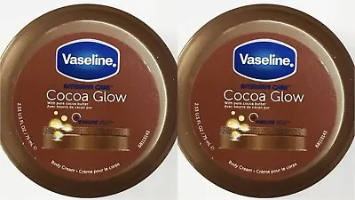 2x Vaseline Intensive Care Cocoa Glow Body Cream Pure Cocoa Butter • $9.99