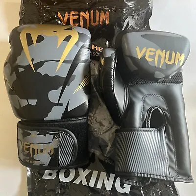 Venum Pro Training Boxing Gloves Gear Camo 12 Oz • $49.99