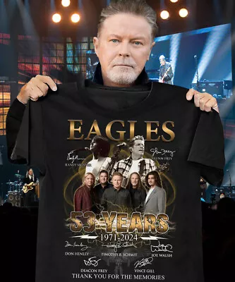 The Eagles Band 53rd Anniversary 1971 2024 Thank You For The Memories Shirt • $15.99