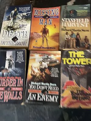 Richard Martin Stern VINTAGE Paperback Mystery LOT Of 6 • $21.25