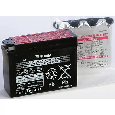 Yuasa Yt4b-bs Maintenance Free12 Volt Battery • $87.31