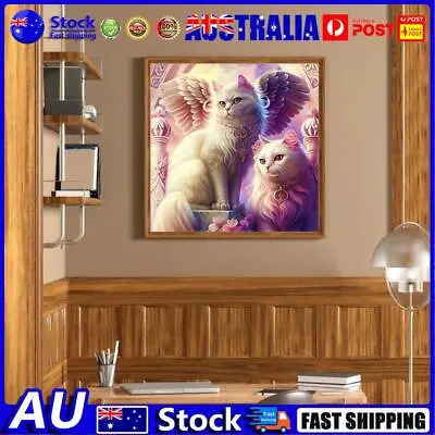 $11.30 • Buy Cat 5D DIY Full Round Drill Diamond Painting Kit Art Home Decoration (NH2852)