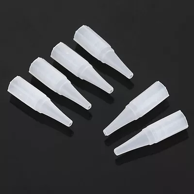 £3.23 • Buy 50pcs Permanent Body Art Makeup Tips Flat Mouth 7R Tattoo Needle Machine Pen Cap