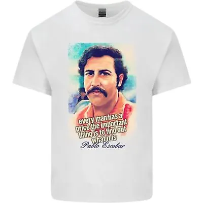 Pablo Escobar Quote Cocaine Drug Culture Kids T-Shirt Childrens • $18.98