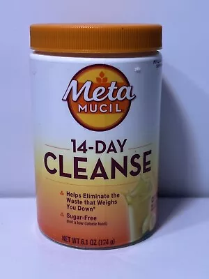 14-DAY CLEANSE Sugar-Free  CITRUS Psyllium Fiber Powder - 6.1 Oz METAMUCIL • $9.50