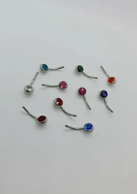 PACK OF 10 - Belly Bars Job Lot. Navel Bar Joblot. NEW. Length 12mm / 1.6 Gauge • £9.70