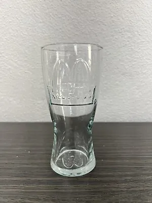 Vintage 1992 McDonald's Raised M Logo Glass Fountain Glass • $16