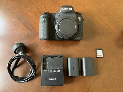 Canon EOS 6D - 2 Batteries Charger And 64GB SD Card - 11842 Shutter Count  • $142.50