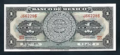 Mexico (P59l) 1 Peso 1970 UNC • £3.20