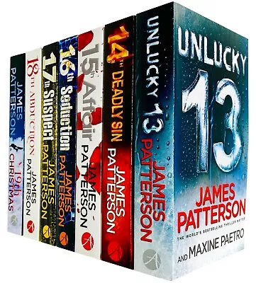 Womens Murder Club 7 Books Collection Set By James Patterson (Books 13 - 19) • £21.90