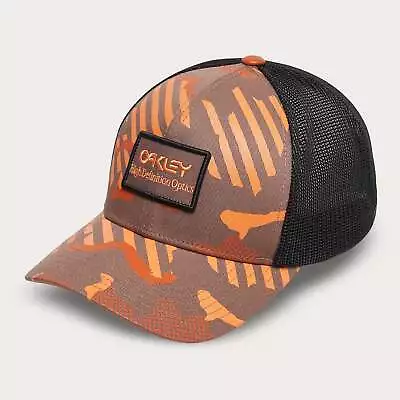 [fos900906-9yw] Mens Oakley B1b Hdo Patch Trucker - Orange Stripe/grip Camo • $20