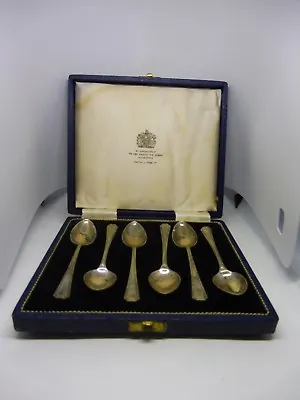 6 Mappin And Webb Demi Tasse Spoons In Presentation Box 1.93 Troy Ounces • $150