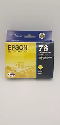 Epson 78 Yellow Ink Cartridge Genuine T078420 Sealed New • $9.57