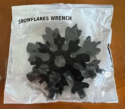 Snowflakes Wrench 2.5” Round Heavy Metal • $8.95
