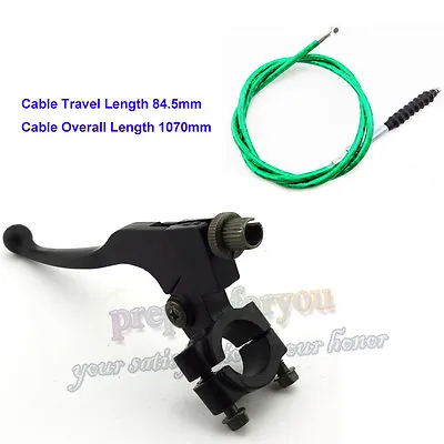 Cable Clutch Lever For Pit Dirt Bike CRF50 Lifan 50cc 70cc 90cc 110cc 125cc • £14.29