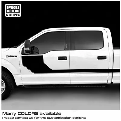 Ford F-150 2009-2023 Side Hockey Stripes Decals For F150 LX XLT Lariat Raptor • $59.50