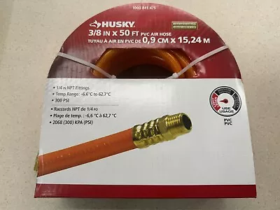 Husky 3/8 In. X 50 In. PVC Air Compressor Hose *NEW* • $24.99