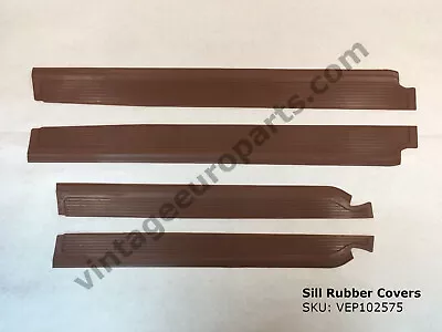 New Brown Sill Plate Rubber Covers Fits Mercedes W108 W109 Sedan 4 Door • $109.25