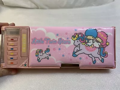 Vintage Sanrio Little Twin Stars Pink Pencil Case  • $99.99