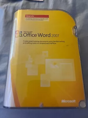 Microsoft Word 2007 Version Upgrade With Product Key • $31