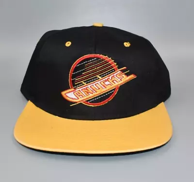 Vancouver Canucks Vintage Universal Global Caps Snapback Cap Hat - NWT • $64.95