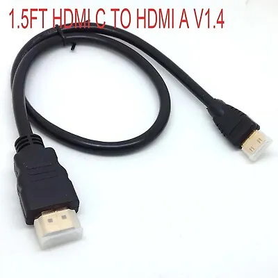 Mini HDMI C TO HDMI A Video Cable  For Nikon Coolpix P520 Camera • $6.15