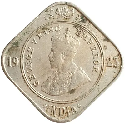 British India 1923 Coin 2 Annas King George VI BOMBAY Mint  • $37.34