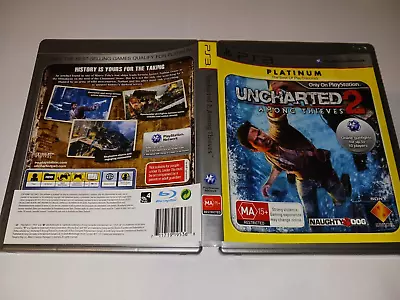 Uncharted 2 Among Thieves (sony Ps3 Game Pg) (184285 A) • $5.57